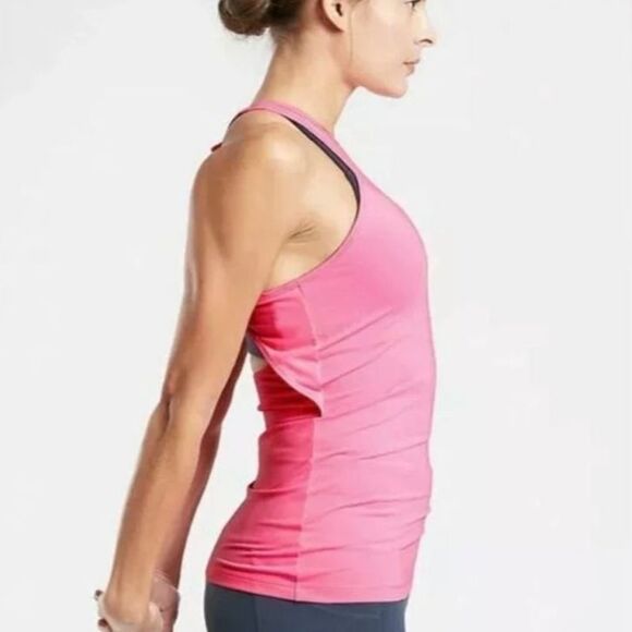 Athleta NWOT Contemplation Tank • Bubblegum Pink • Size L • Soft & Flowy - Picture 3 of 7